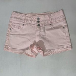 Light pink Blue spice high waist shorts